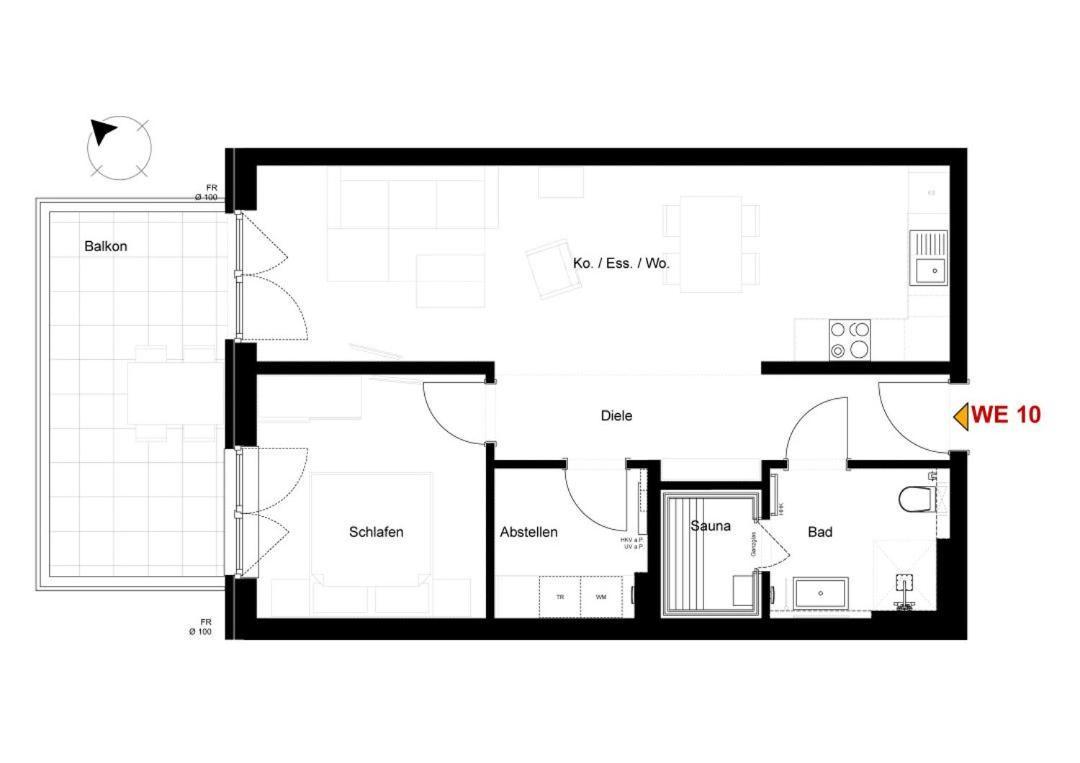 Dorumer Sielhuus 10 - Sauna Und Balkon, Strandnah Exterior foto